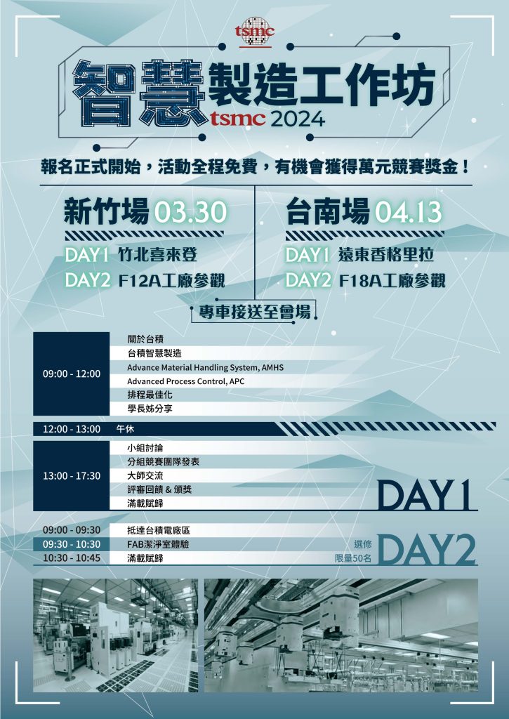 TSMC 2024 智慧製造工作坊 eDM F 頁面 2